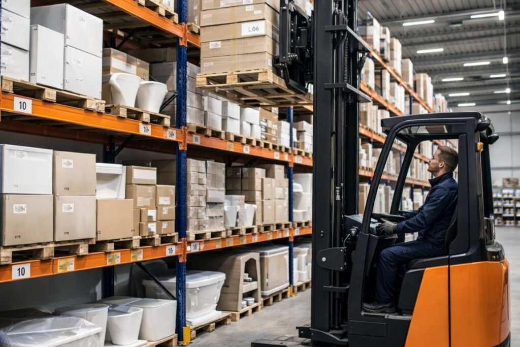 Aukštuminio krautuvo vairuotojas (-a) santechnikos sandėlyje