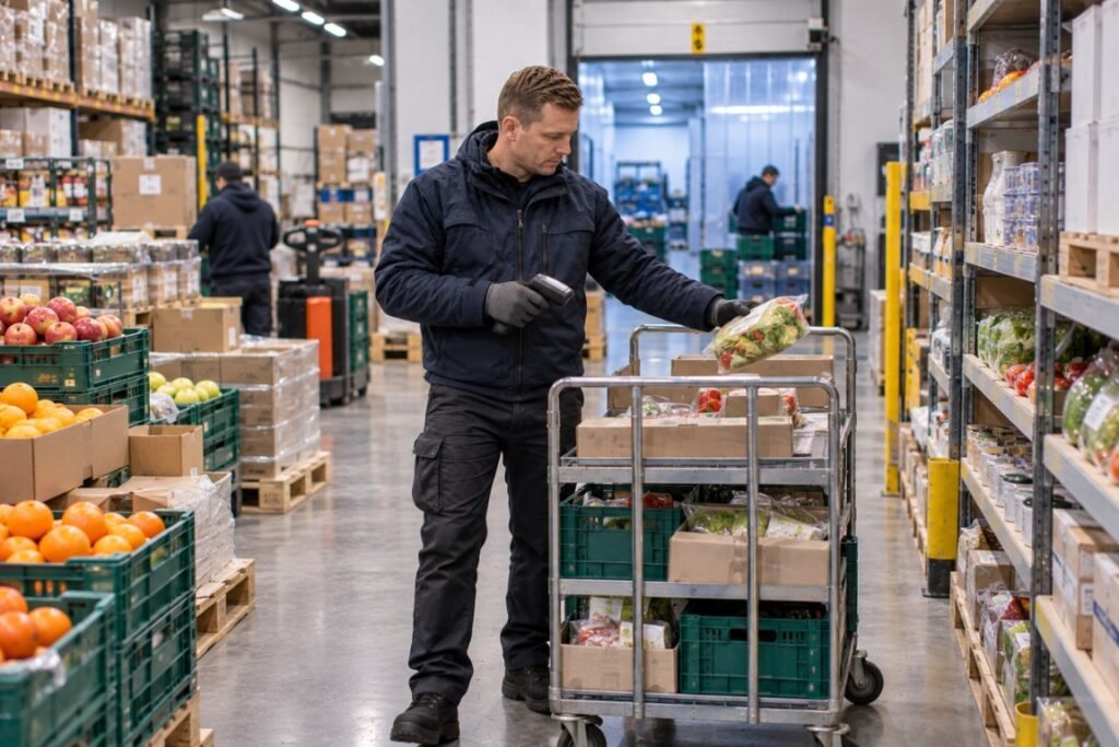 Užsakymų surinkėjas su skeneriu | Kauno raj.
