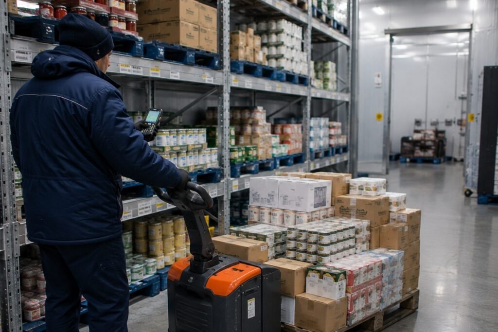 Prekių surinkėjas (-a) maisto prekių šaldytuve | Belgija