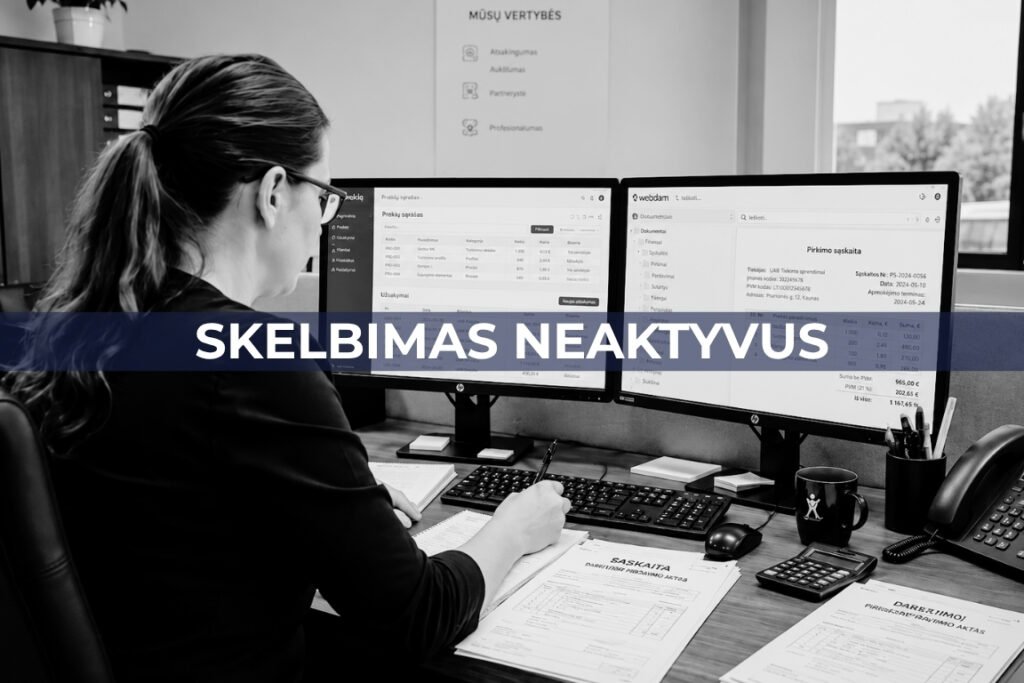 Valymo paslaugų apskaitininkė (-as) | Vilnius