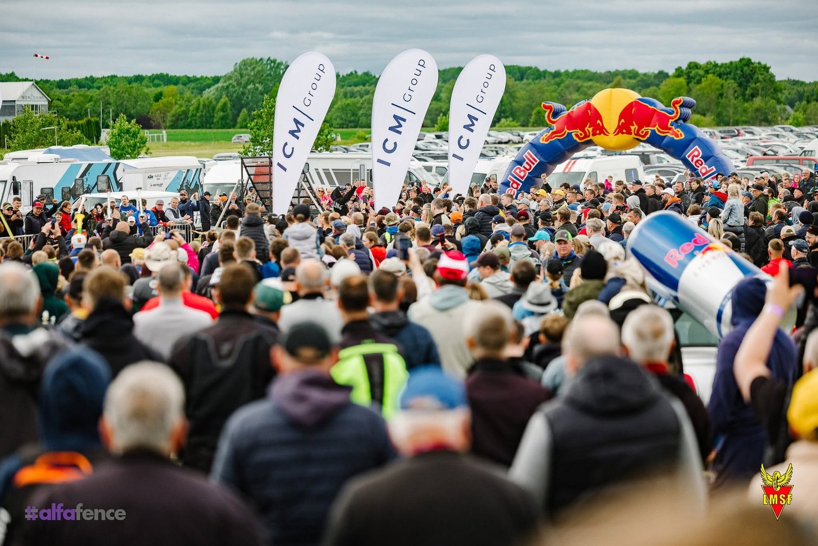 Žiūrovai ir ICM Group vėliavos motokroso čempionate Biržuose